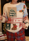 Very Berry Vintage Christmas Sweater