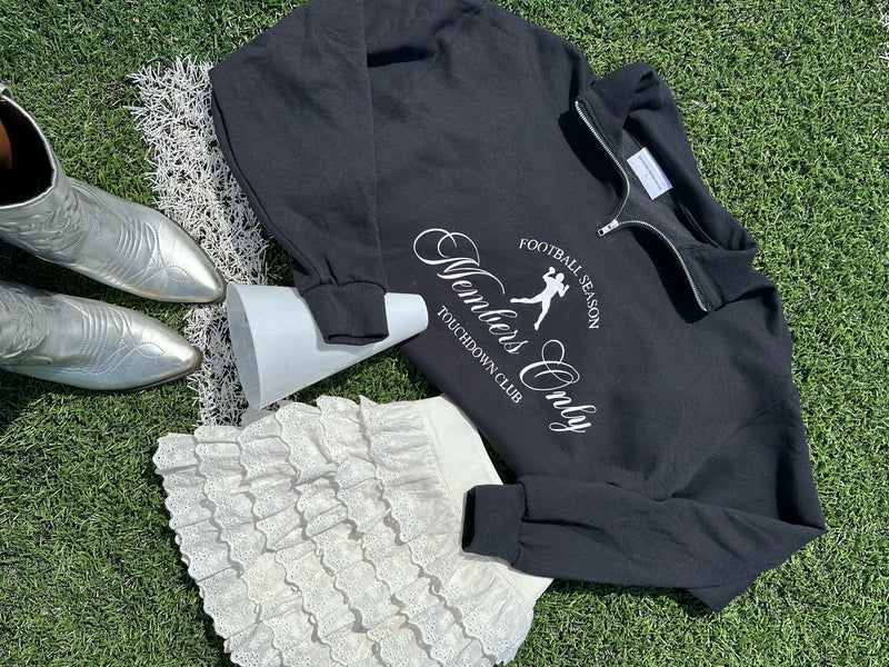 Football Members Only Quarterzip