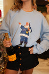 Holiday Cheers Santa Sweatshirt