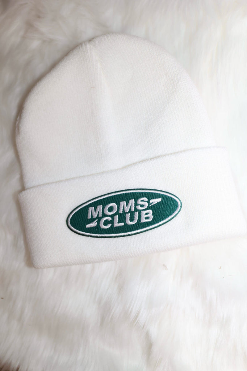 White Moms Club Beanie