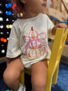 Stacked Pumpkin Bow Tee