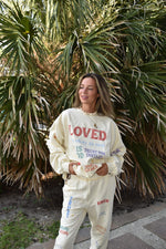 Love & Blessed Sweatshirt (CAN BE MADE A SET)