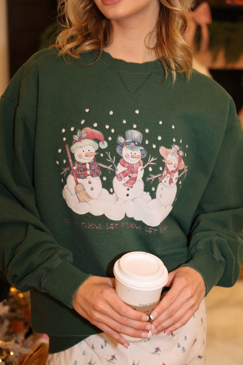 Vintage Let it Snow Sweater