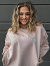 Jesus Loves You Embroidered Crew