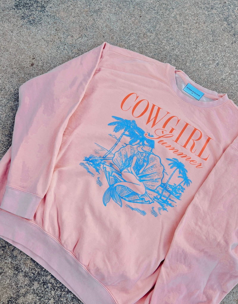 Cowgirl Summer Crewneck Sweatshirt