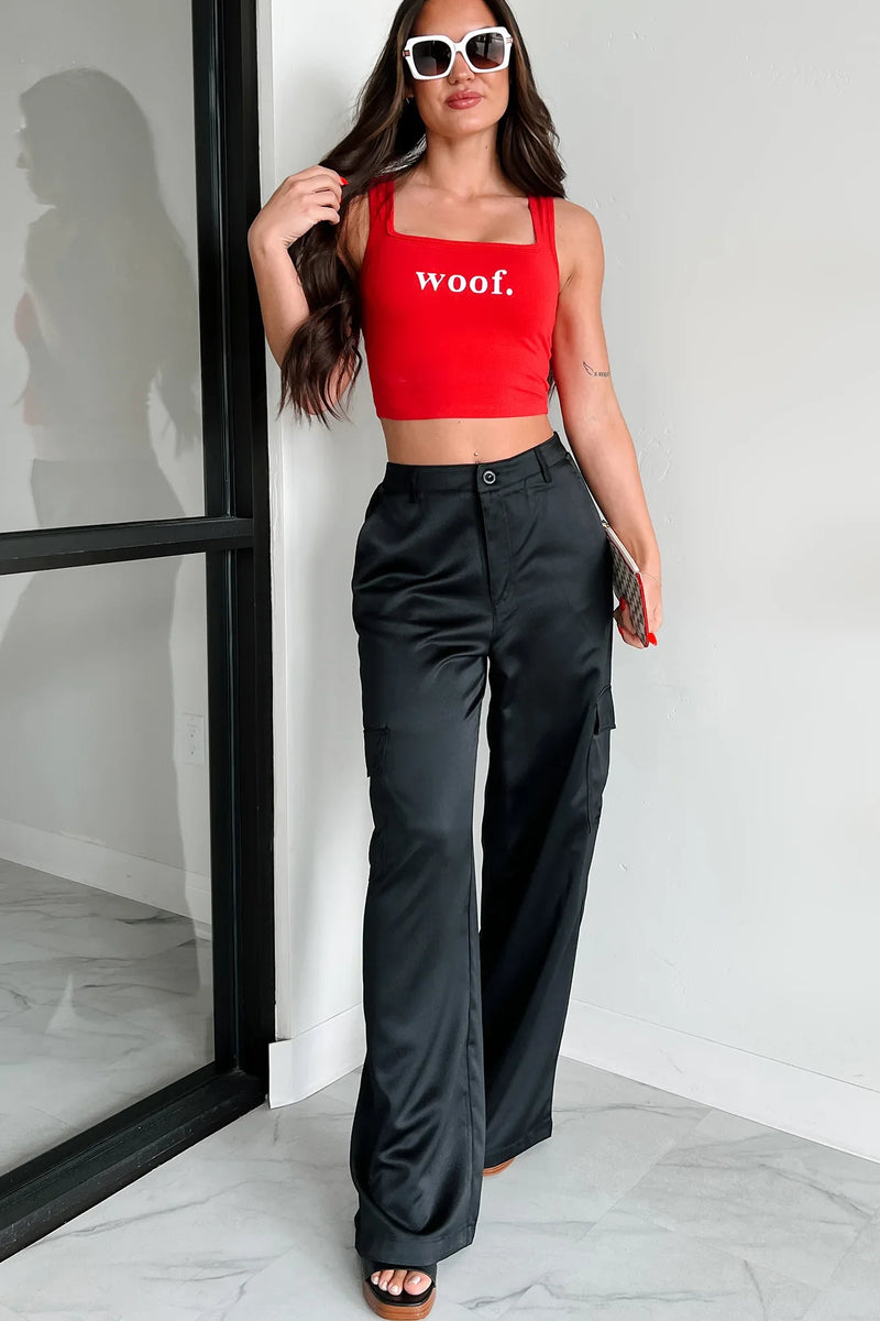 Woof Crop Tank