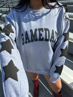 Charcoal Puff Gameday Star Sweatshirt