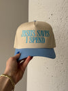 Jesus Saves I Spend Trucker Hat