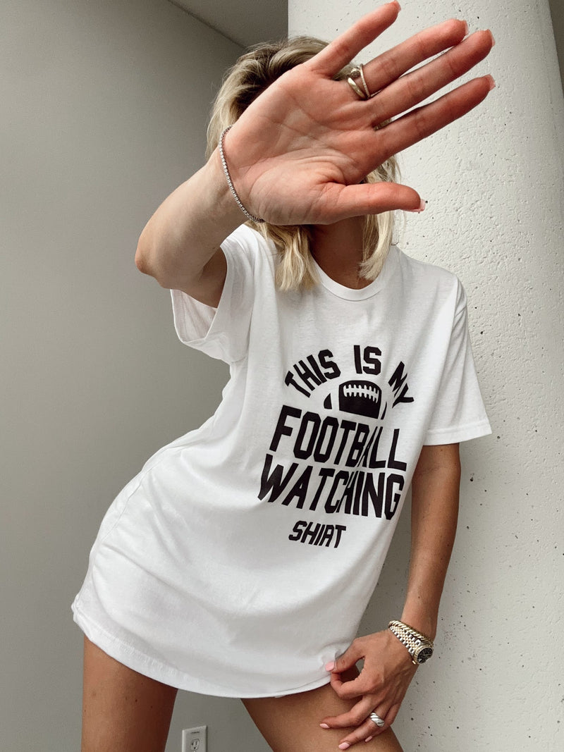 football watching tee