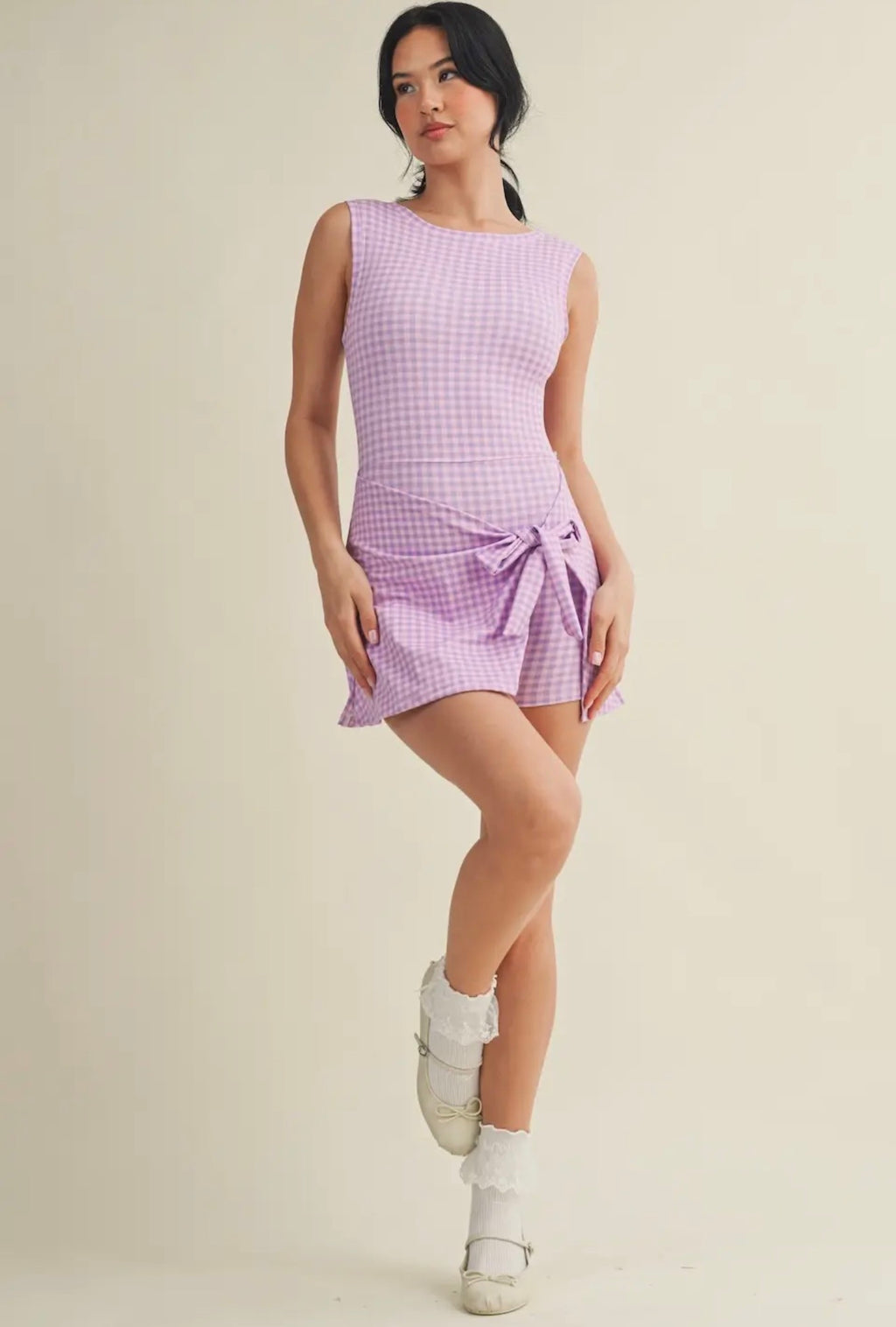 purple gingham dress Purple Gingham Athletic Dress small