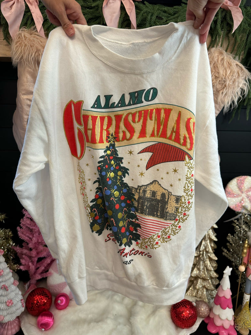 Vintage Alamo Christmas Sweater