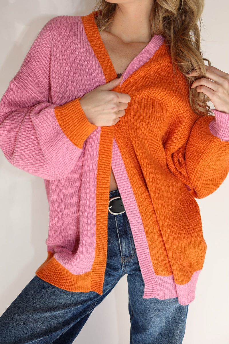 Two Tone Cardigan