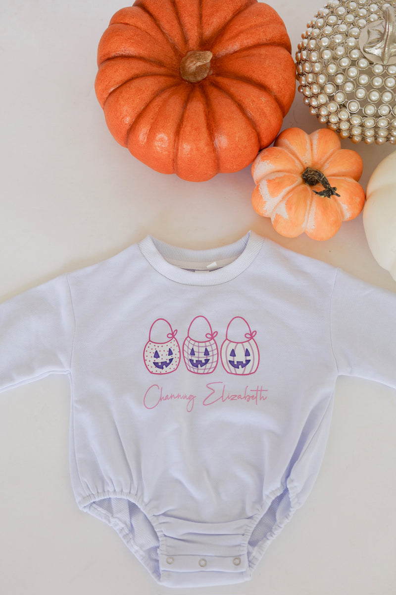 Custom Baby Pumpkin Patch Onesie