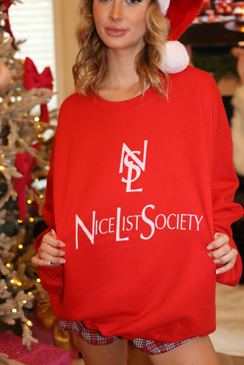 Red Nice List Society Crew