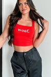 Woof Crop Tank