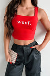 Woof Crop Tank
