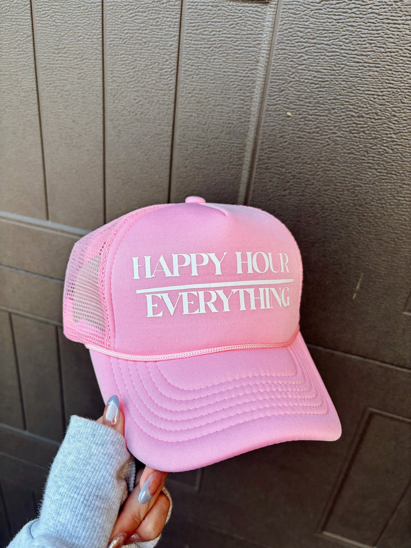 happy hour / everything trucker hat