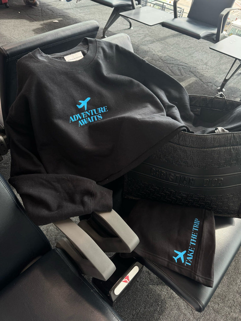 Adventure Awaits Sweatshirt  (CAN BE MADE A SET)