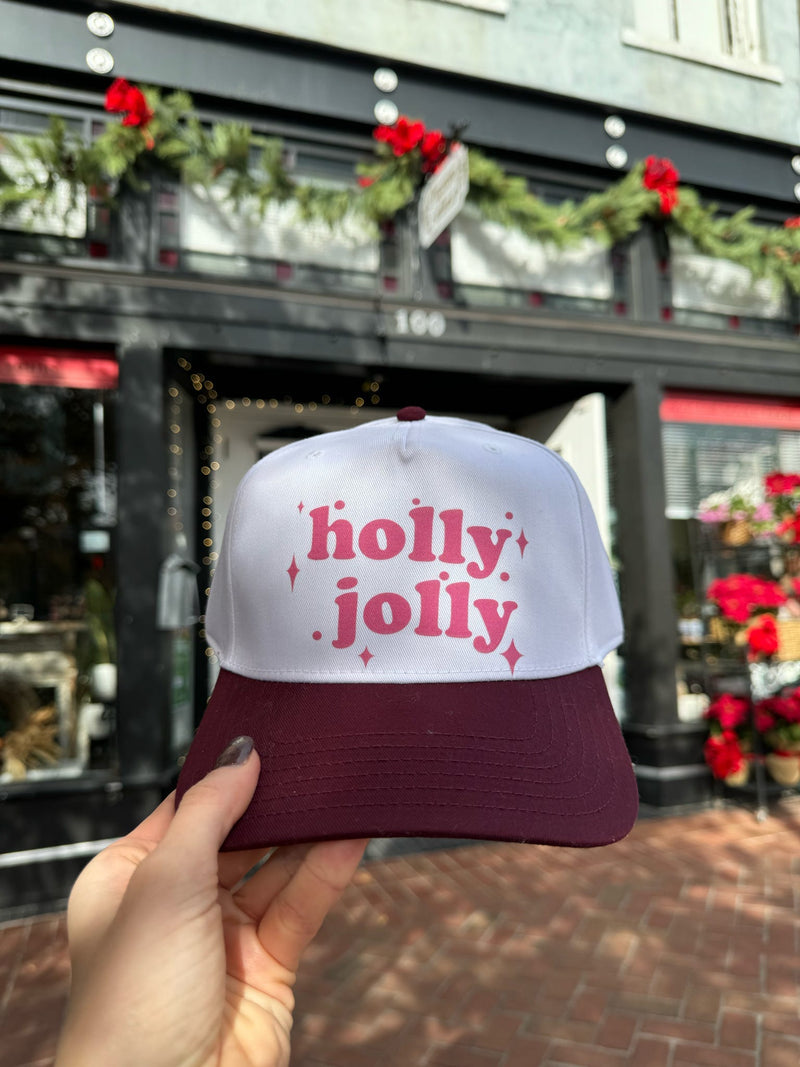 Holly Jolly Trucker Hat