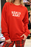 Red Santa Baby Crew