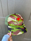 I <3 cowboys trucker hat