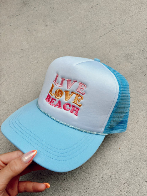 Live Love Beach Trucker
