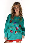 Vintage Christmas Lights Sweater