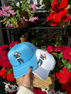 Santa Champagne Blue Trucker