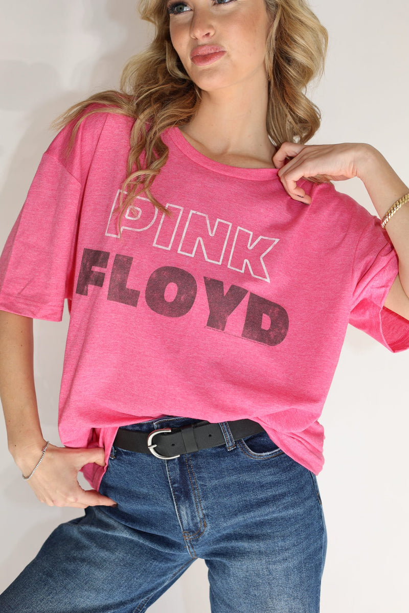 Pink in Pink Floyd Band Tee