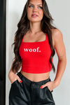 Woof Crop Tank