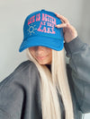 life is better at the lake trucker hat