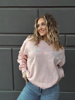 Jesus Loves You Embroidered Crew