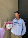 Be Nice. Quarter Zip Sweatshirt