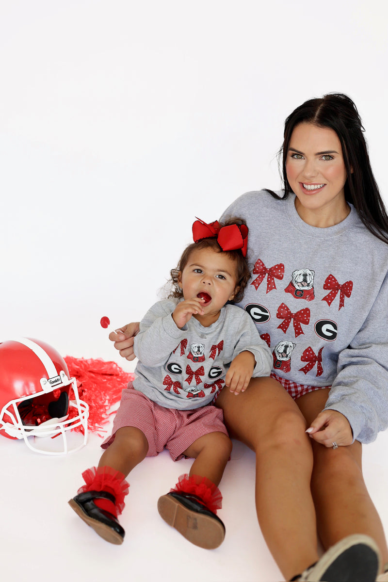 Bulldogs Bow Sweatshirt