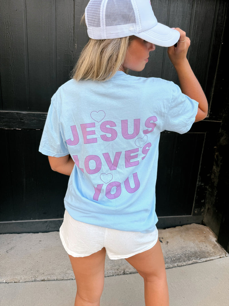 Wrapped In Love "Jesus Loves You" Tee