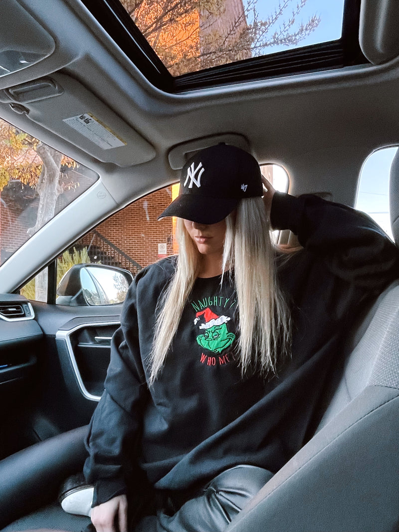 Naughty Who Me? Sweatshirt