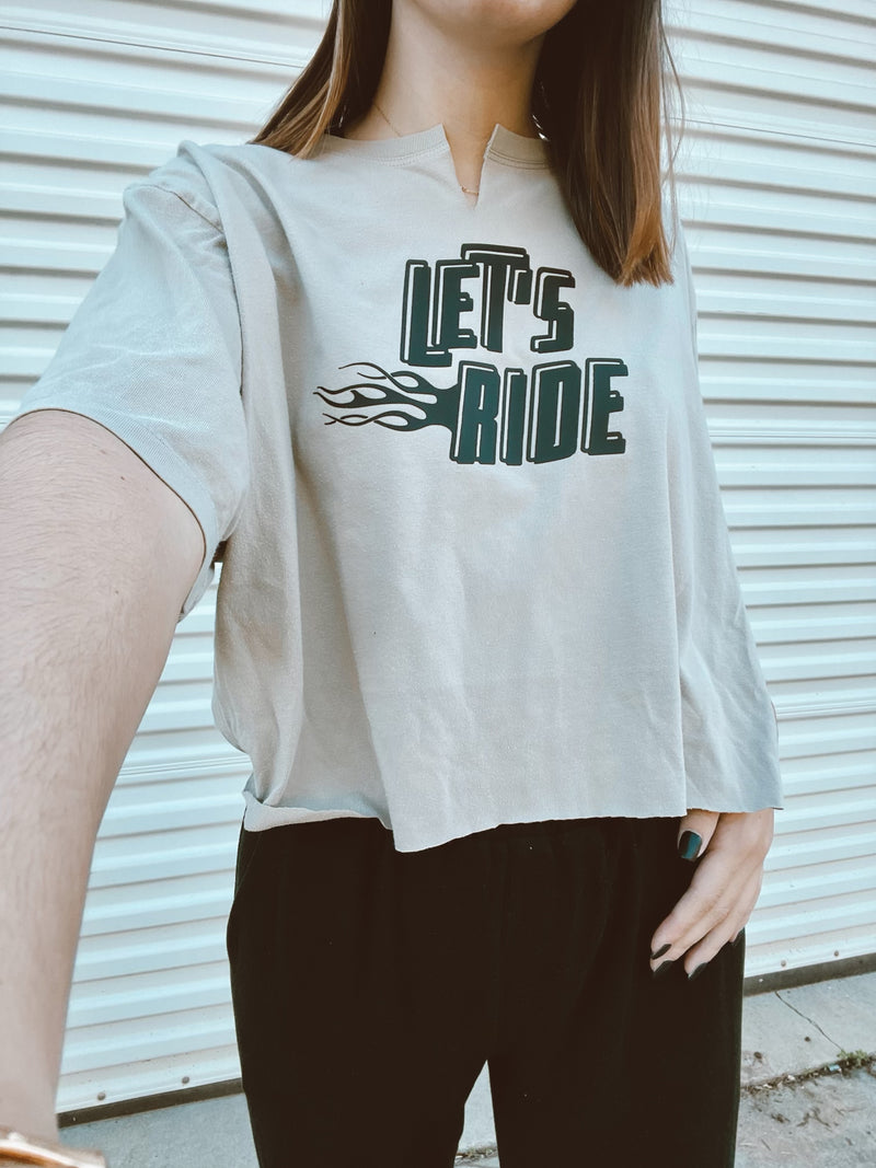 #88 let's ride tee